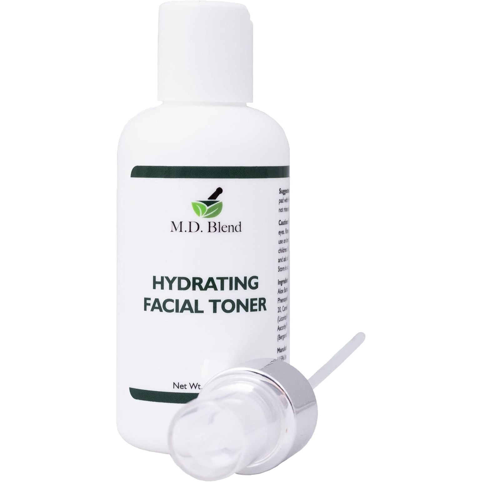 M.D. Blend Hydrating Facial Toner – 4 fl oz | Refreshing, Alcohol-Free Toner for All Skin Types