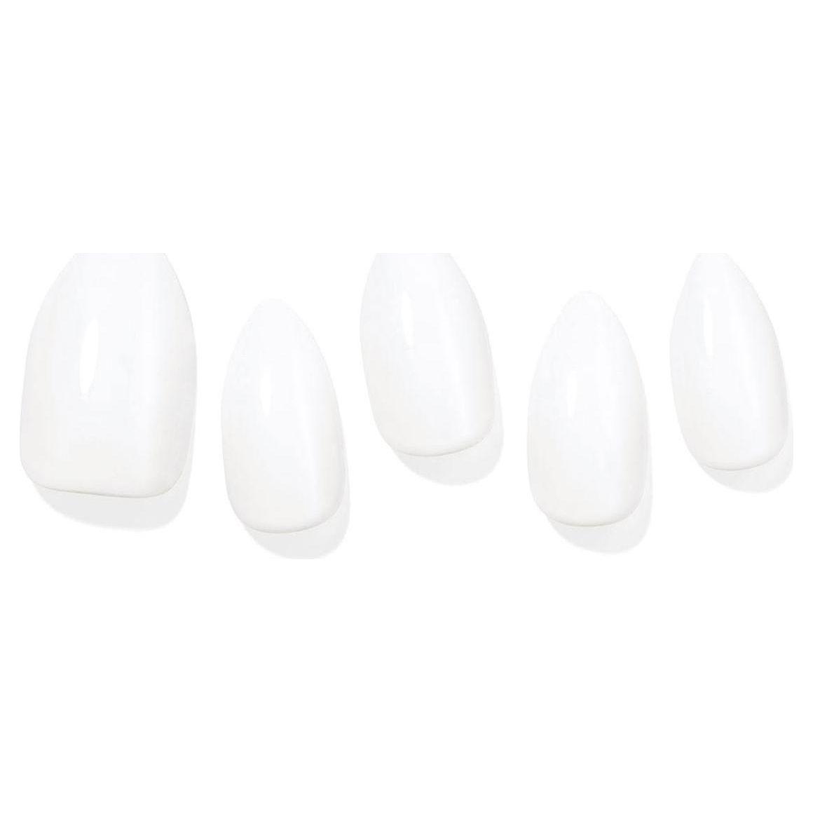 [DASHING DIVA] MAGIC PRESS DESIGN 30 Tips #Titanium Edge White - Glam Global UKDASHING DIVA