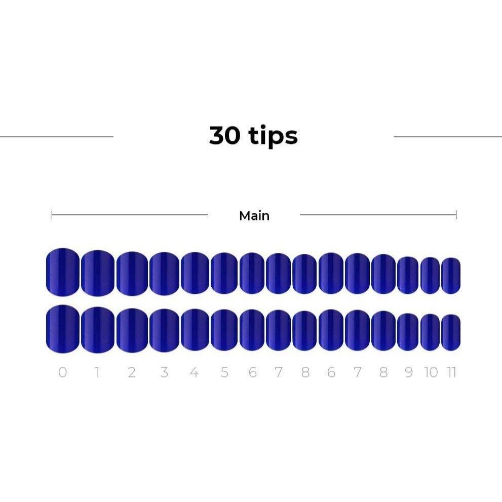 [DASHING DIVA] MAGIC PRESS DESIGN 30 Tips #ULTRAMARINE - Glam Global UKDASHING DIVA