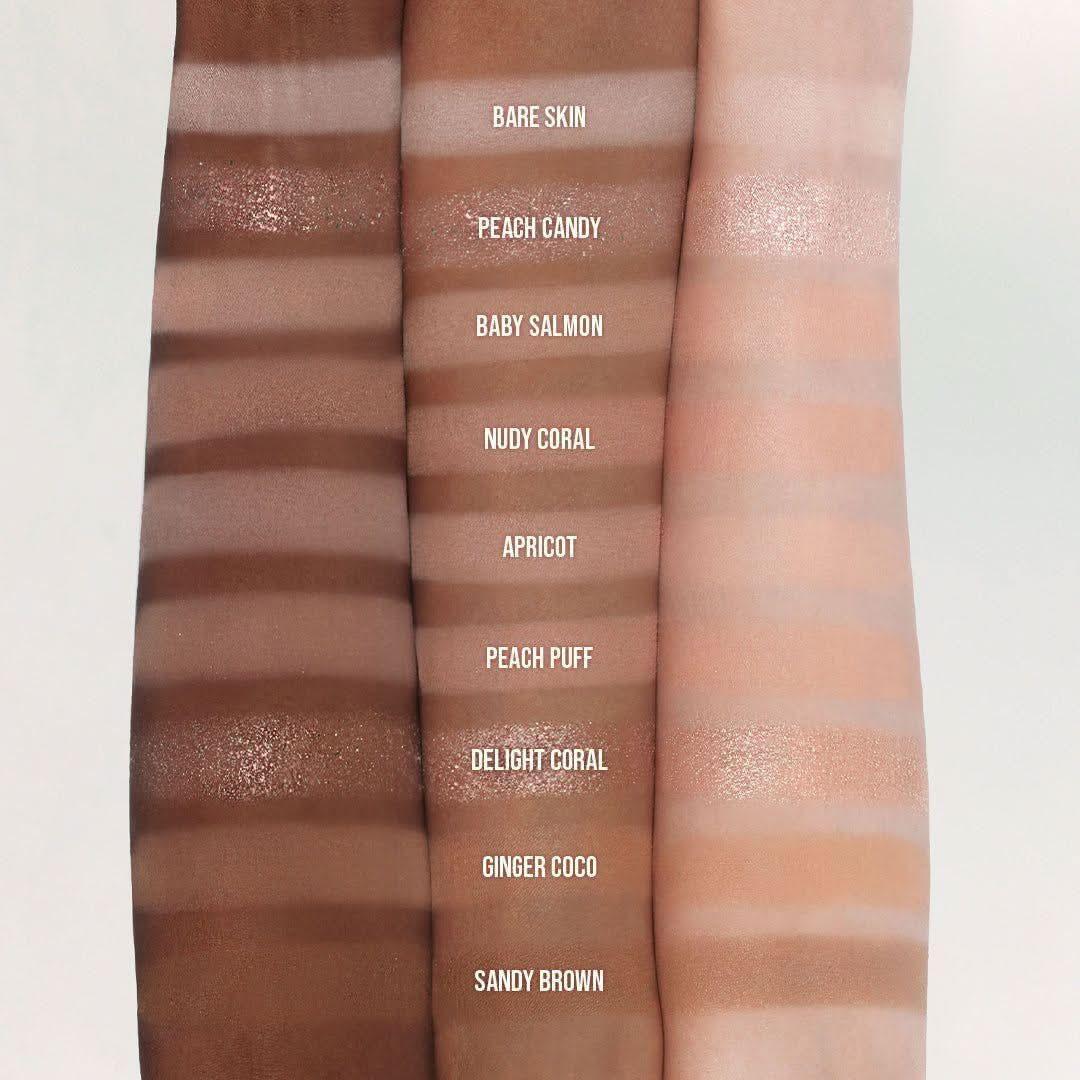 dasique Eyeshadow Palette - 14 Peach Squeeze - Glam Global UKdasique