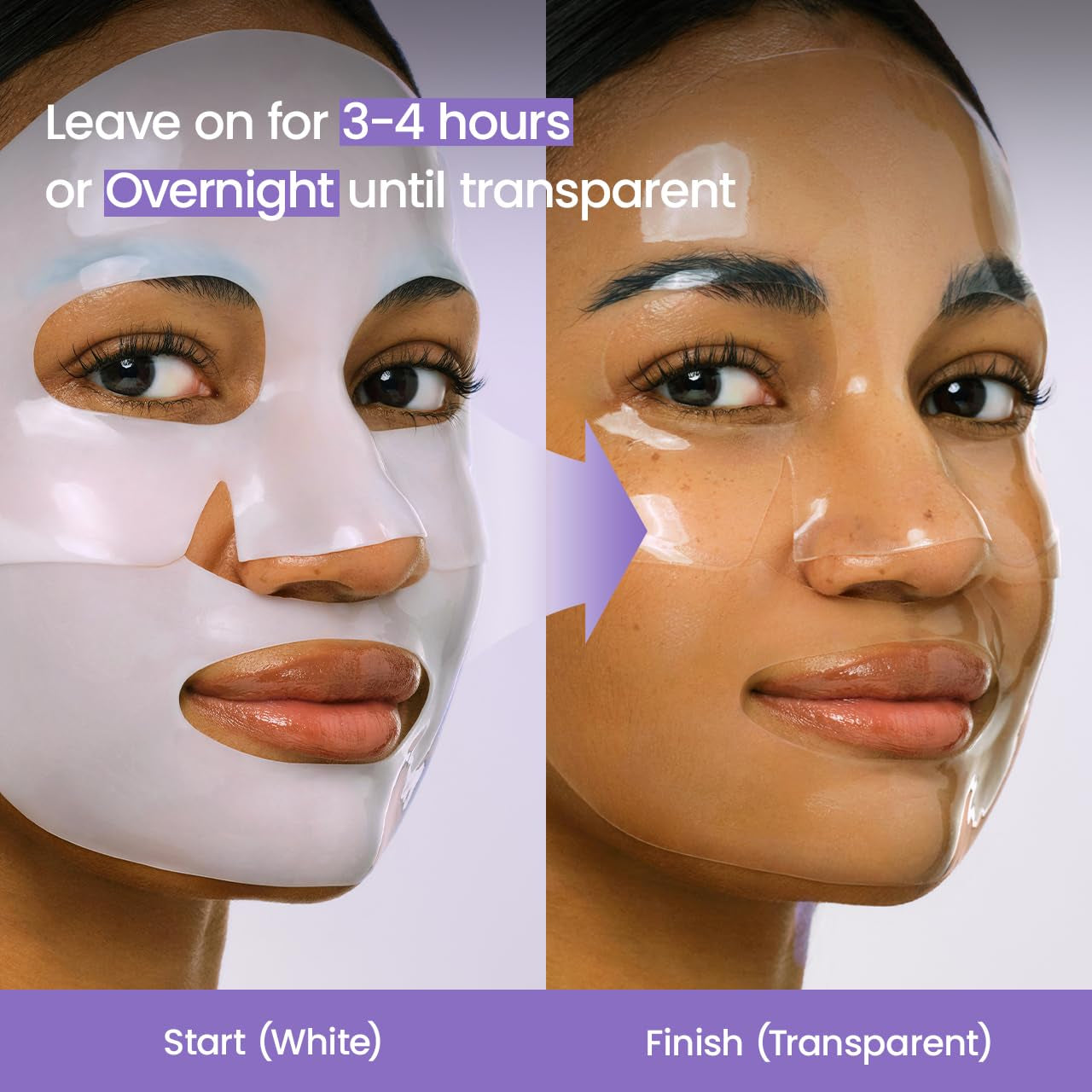 BIODANCE Rejuvenating Caviar PDRN Real Deep Hydrogel Mask – 34g x 4 Sheets | Overnight Skin Firming, Radiance & Recovery | Korean Skincare