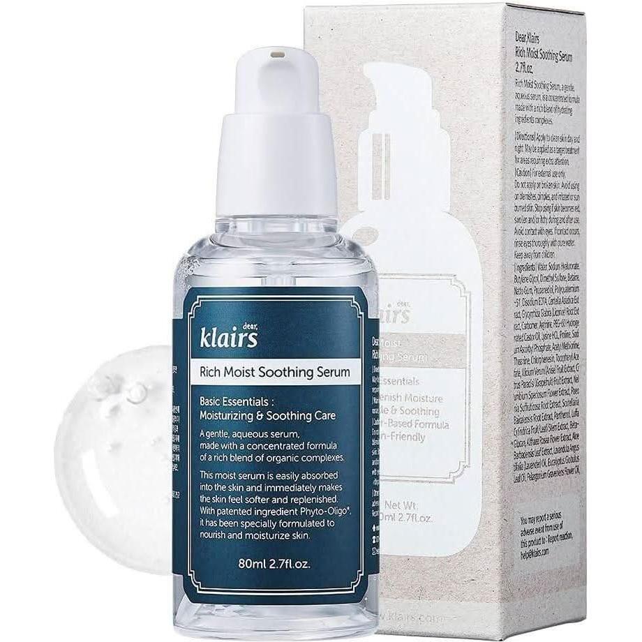 Dear Klairs Rich Moist Soothing Serum - 80ml - Glam Global UKDear Klairs