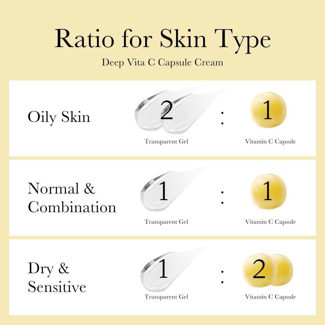 Medicube Deep Vita C Capsule Cream - 50ml | Brightening & Hydrating Vitamin C Cream - Glam Global UKMedicube