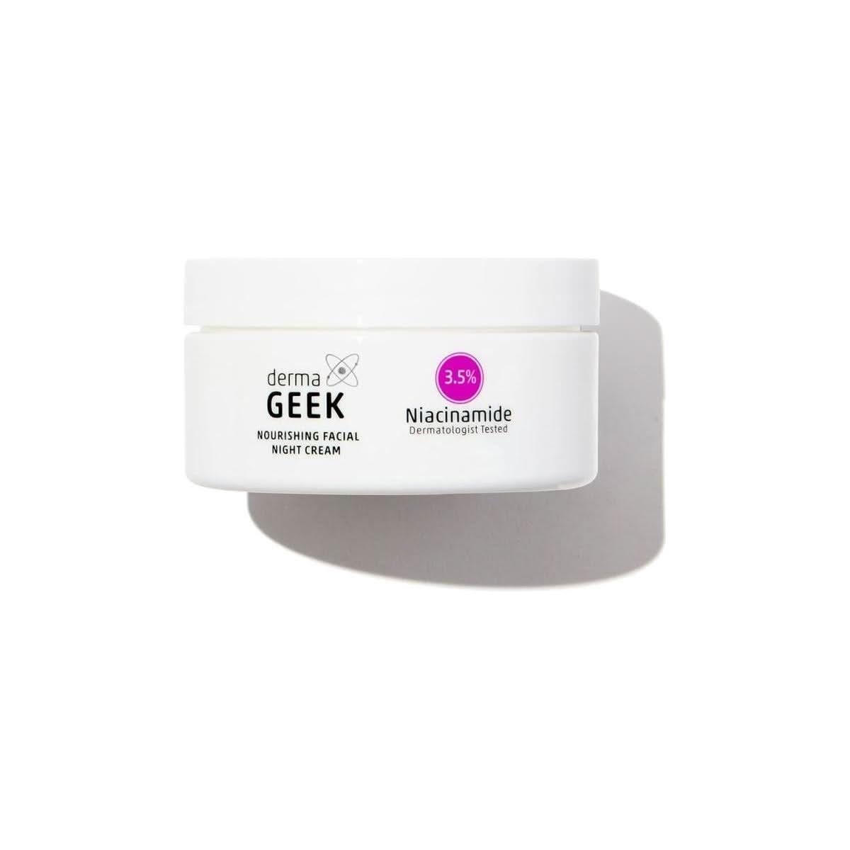 dermaGEEK Nourishing Facial Night Cream with Niacinamide 3.5% - 50ml - Glam Global UKdermaGEEK