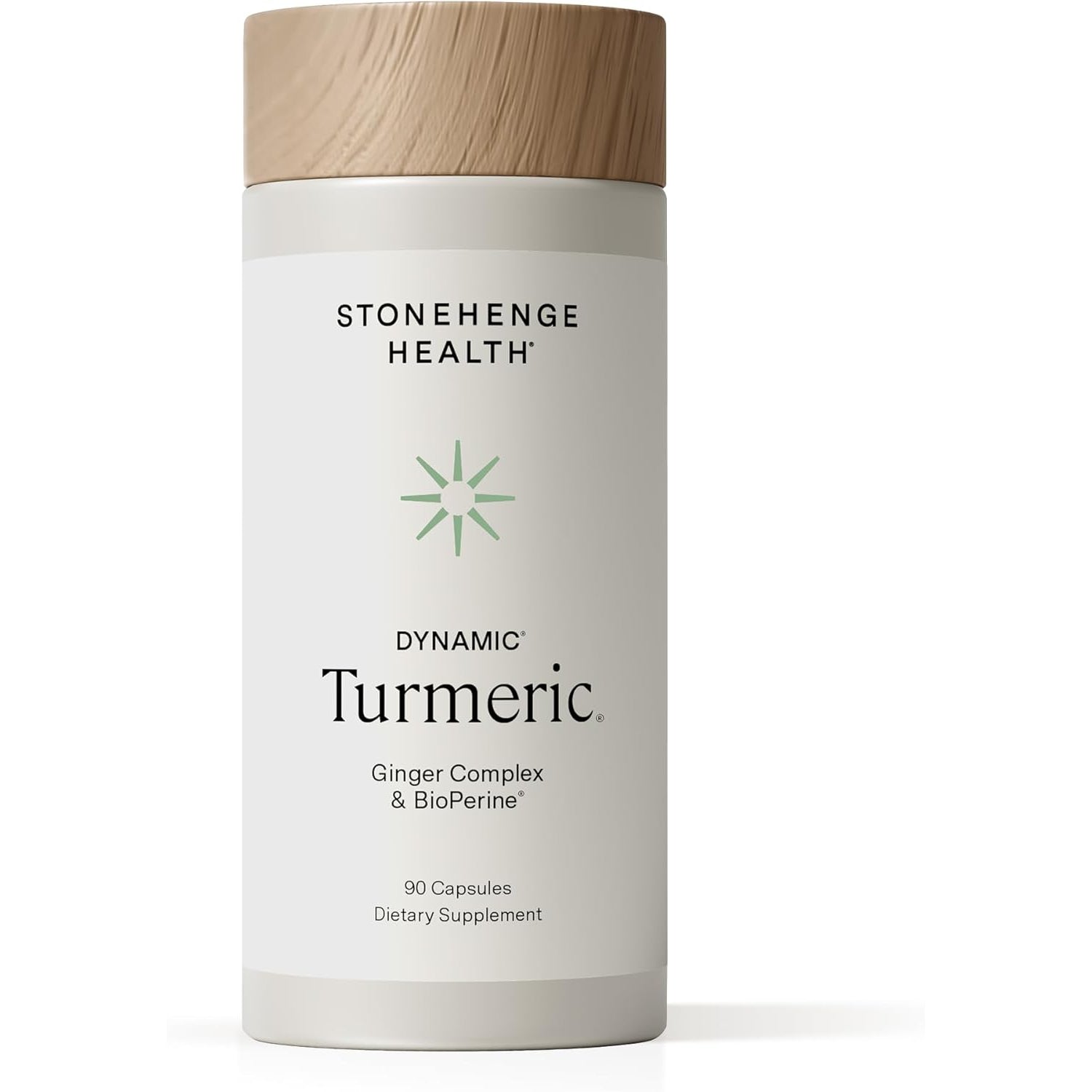 Stonehenge Health Dynamic Turmeric Curcumin with Ginger - High Potency - 1,650 Mg Turmeric with 95% Curcuminoids & Bioperine, 90 Vegetarian Capsules