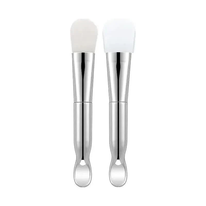 Double - Ended Silicone and Bristle Brush Facial Mask Applicator - Glam Global UKGlam Global UK