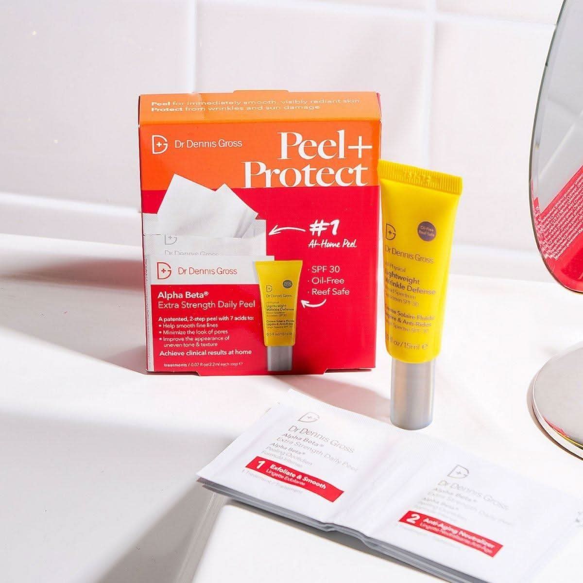 Dr Dennis Gross Peel & Protect Kit - Glam Global UKDr Dennis Gross
