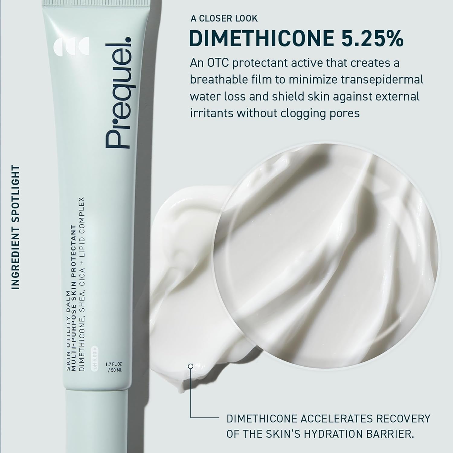 Skin Utility Balm. Advanced Occlusive Face Cream for Dry Skin, Moisturizer for Sensitive Skin. Thick Non-Comedogenic Barrier Protection with Dimethicone and Shea Butter. 1.7Oz Tube