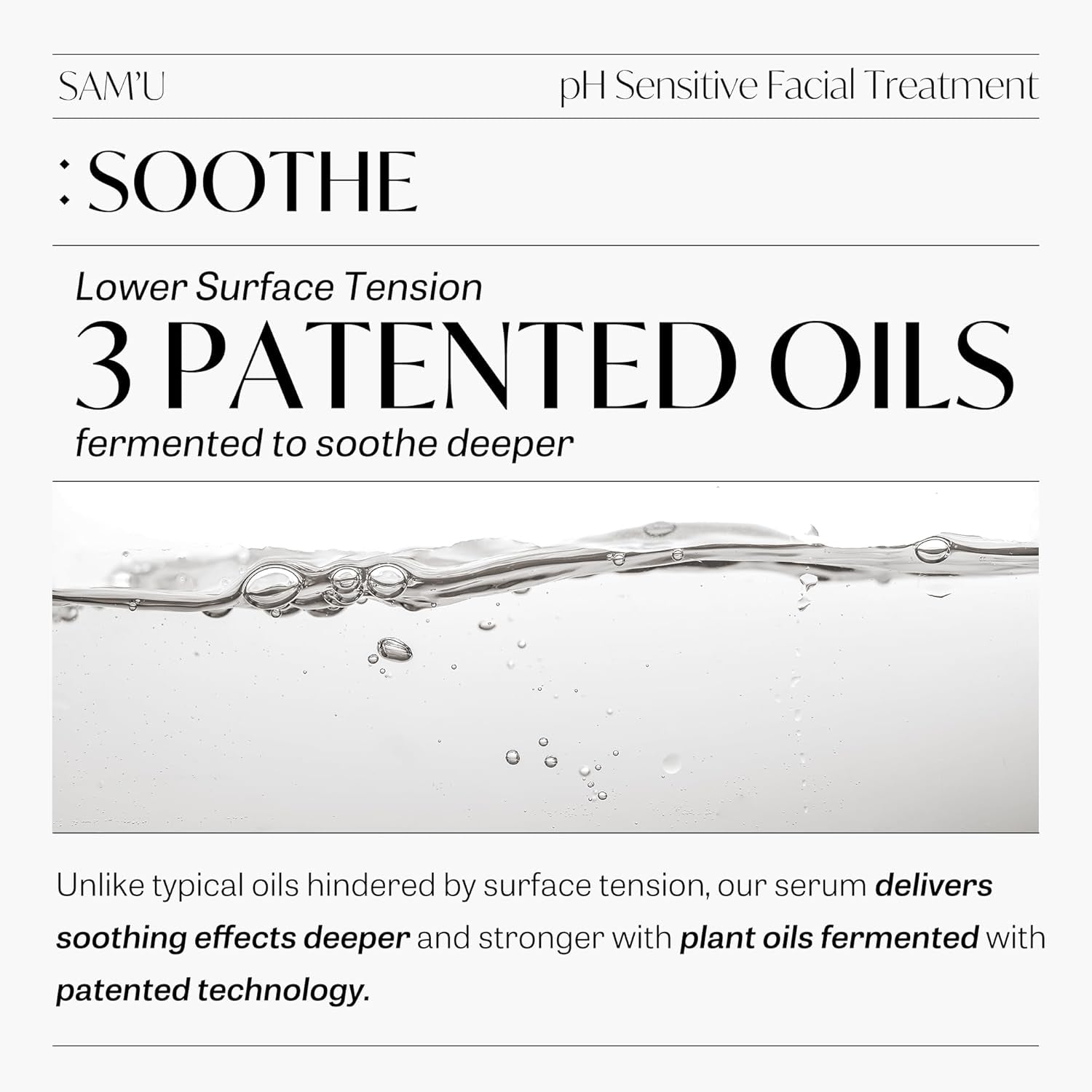 SAM'U pH Sensitive Facial Treatment – 50ml | Moisture-Sealing Barrier for Radiant, Balanced Skin