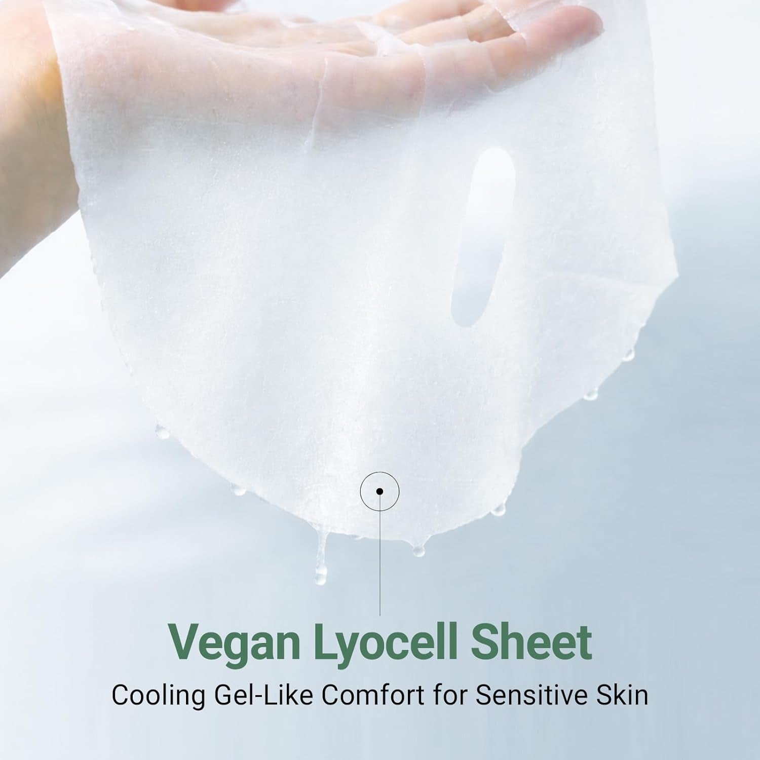 DA EFFECT Cooling Treatment Sheet Mask – Skin Protection & Barrier Repair Care for Stressed, Irritated Skin | Post-Treatment Care | Calming, Hydrating Face Mask | 25G X 5 Sheets