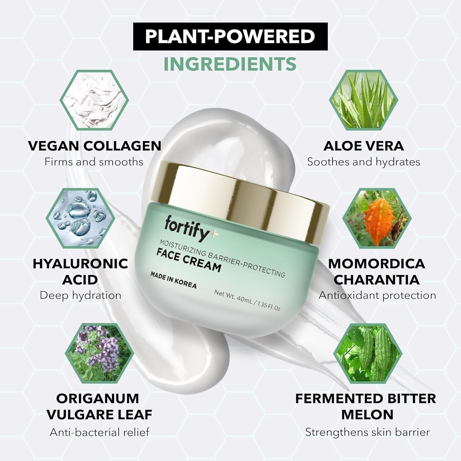 [Fortify Skincare] Fortify+ Moisturizing Barrier-Protecting Face Cream – 50ml | 9-in-1 Advanced Hydration, Repair & Skin Barrier Support