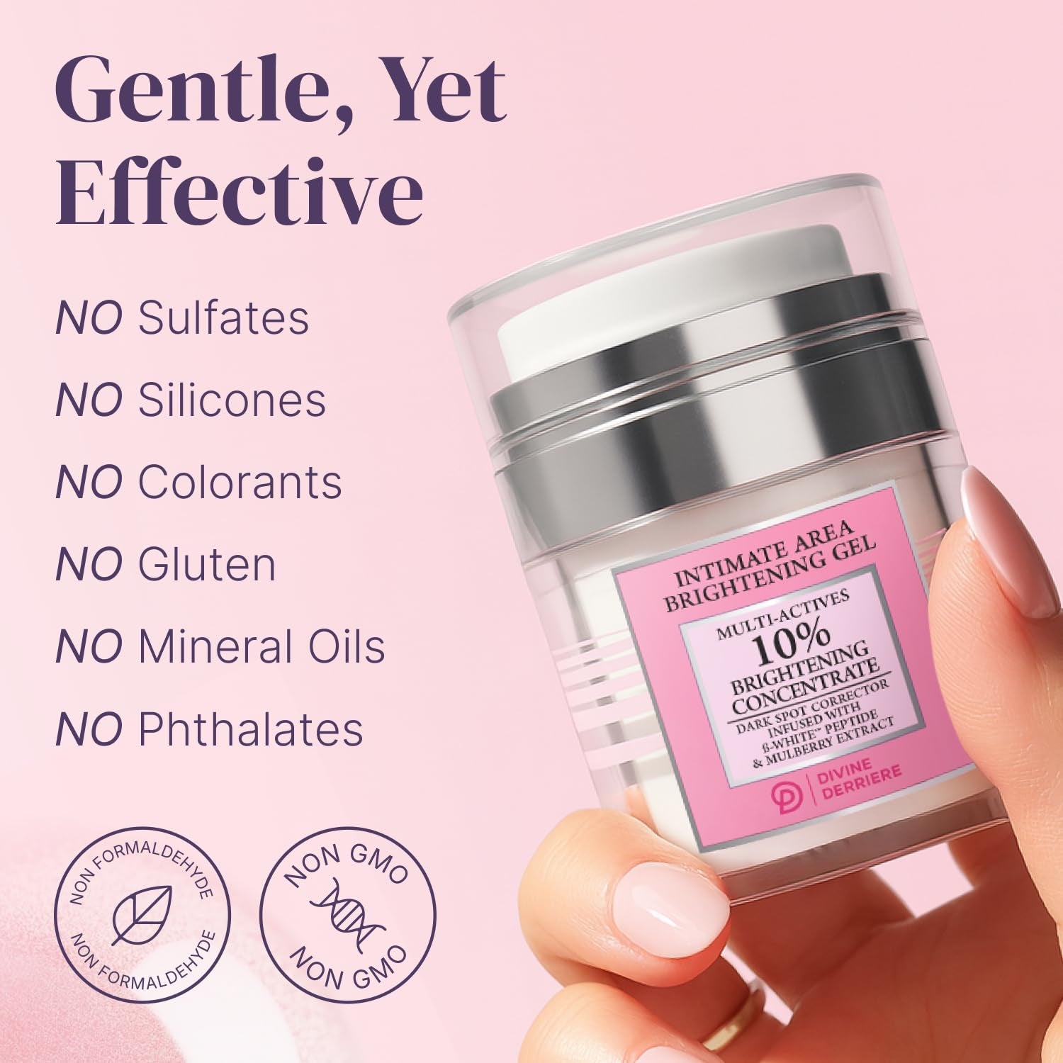 Divine Derriere Intimate Dark Spot Corrector – Mulberry Extract, Alpha Arbutin & Peptides for Bikini Line, Underarms & Sensitive Areas | Body & Face - 50ml