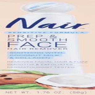 NAIR Prep & Smooth Face Hair Remover – 50g | Gentle Facial Hair Removal & Exfoliation