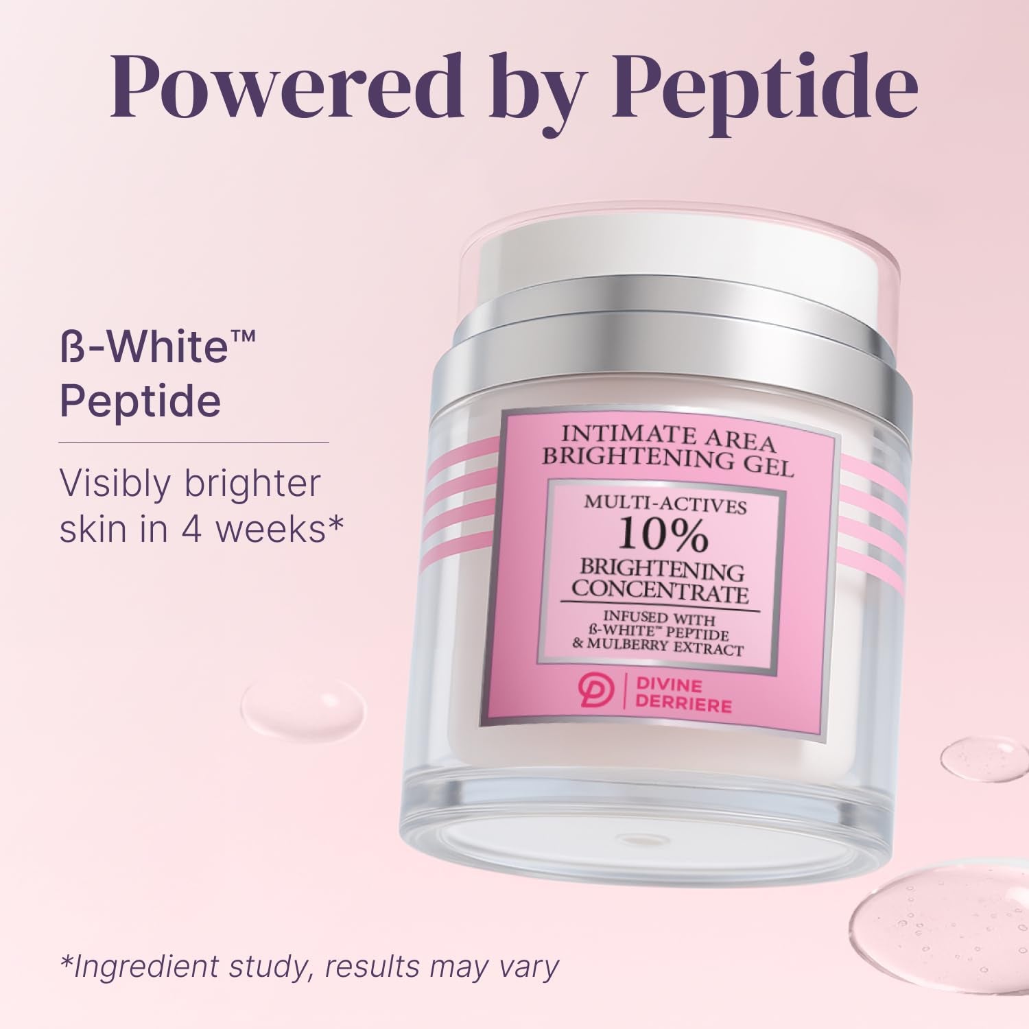 Divine Derriere Intimate Dark Spot Corrector – Mulberry Extract, Alpha Arbutin & Peptides for Bikini Line, Underarms & Sensitive Areas | Body & Face - 50ml