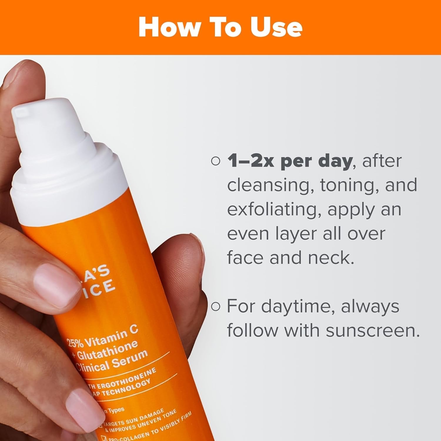 Paula’s Choice 25% Vitamin C + Glutathione Clinical Serum – 30ml | Brightens, Firms & Fades Stubborn Discoloration
