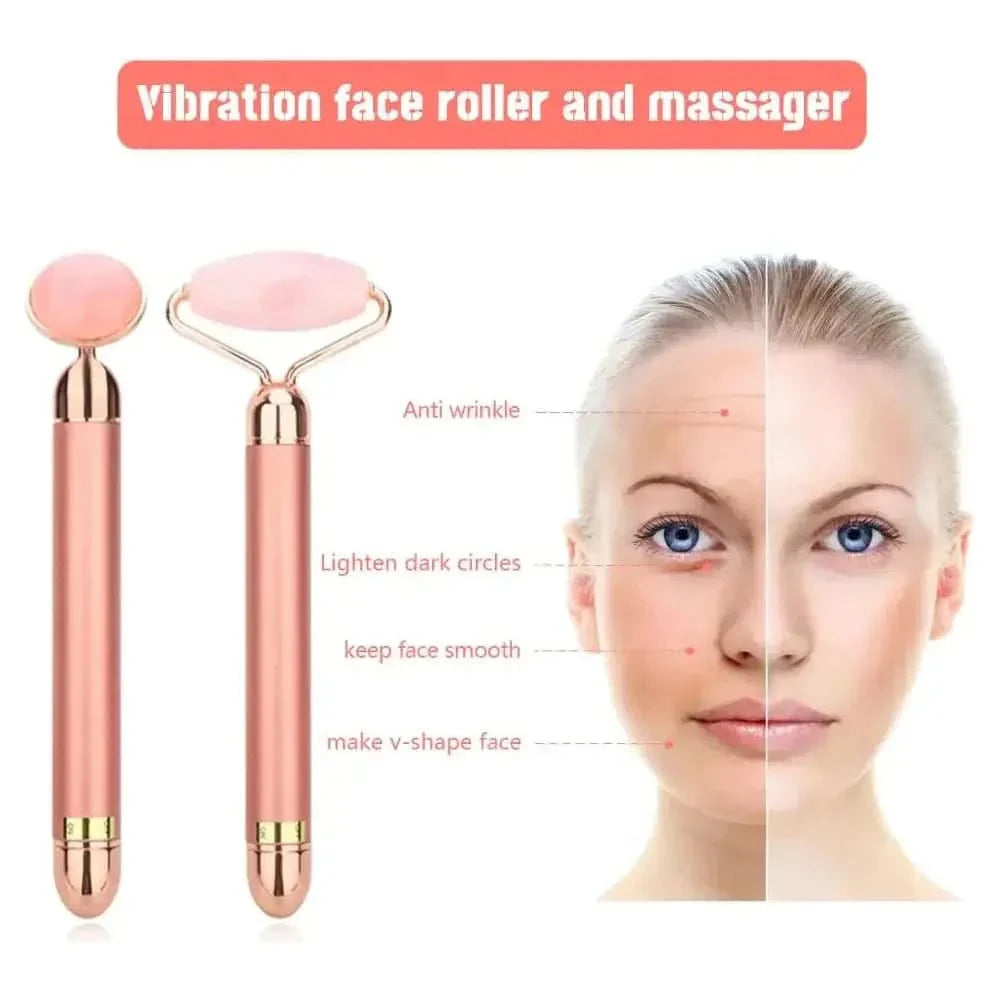 Electric Jade Roller Facial Massager: Recharge, Rejuvenate, Radiate - Glam Global UKGlam Global UK