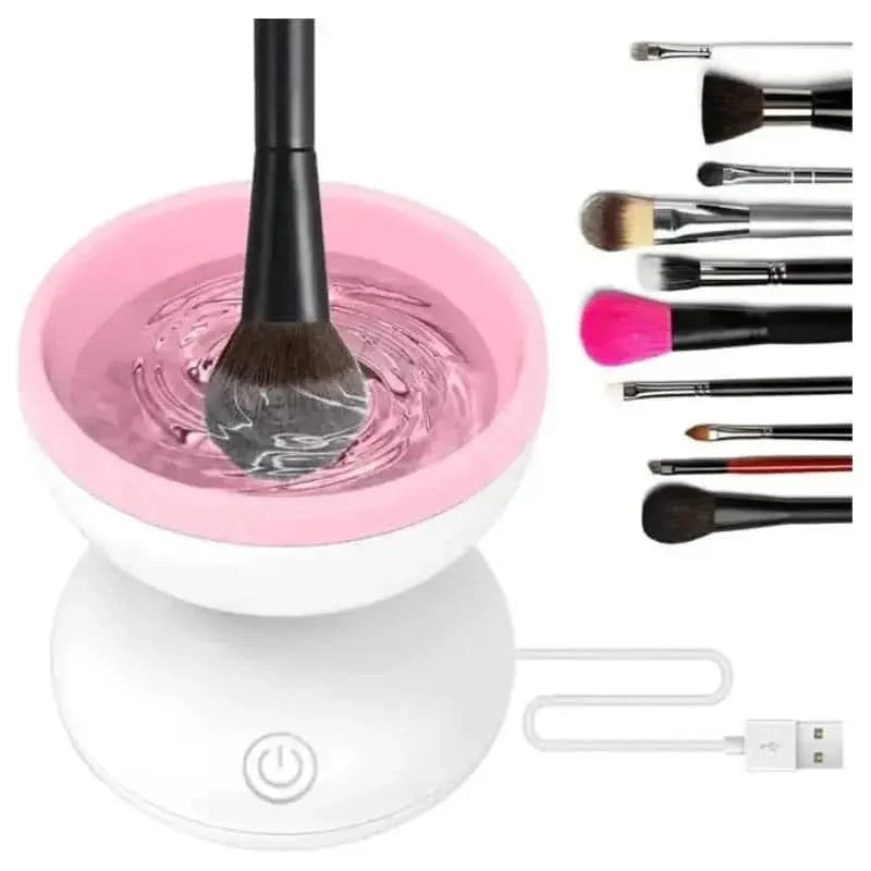 Electric Makeup Brush Cleaner – Effortless Cleaning for Flawless Brushes - Glam Global UKGlam Global UK