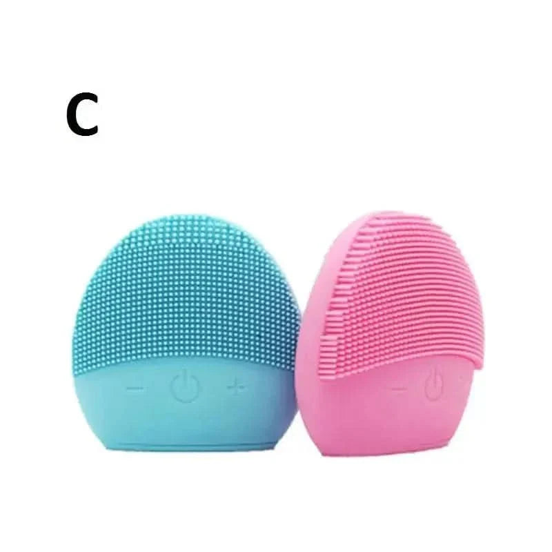 Electric Silicone Facial Cleanser Massager – Deep Cleansing & Skin Revitalization - Glam Global UKGlam Global UK