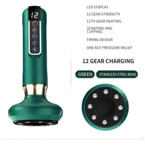 Electric Vacuum Cupping Massager: Advanced Muscle Relief & Improved Circulation - Glam Global UKGlam Global UK