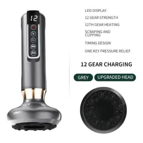 Electric Vacuum Cupping Massager: Advanced Muscle Relief & Improved Circulation - Glam Global UKGlam Global UK