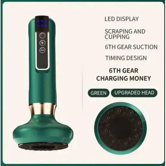 Electric Vacuum Cupping Massager: Advanced Muscle Relief & Improved Circulation - Glam Global UKGlam Global UK