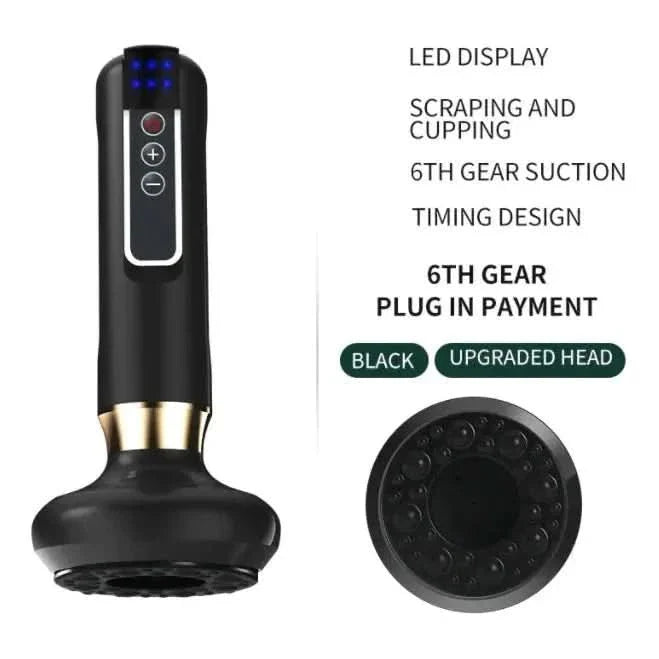 Electric Vacuum Cupping Massager: Advanced Muscle Relief & Improved Circulation - Glam Global UKGlam Global UK