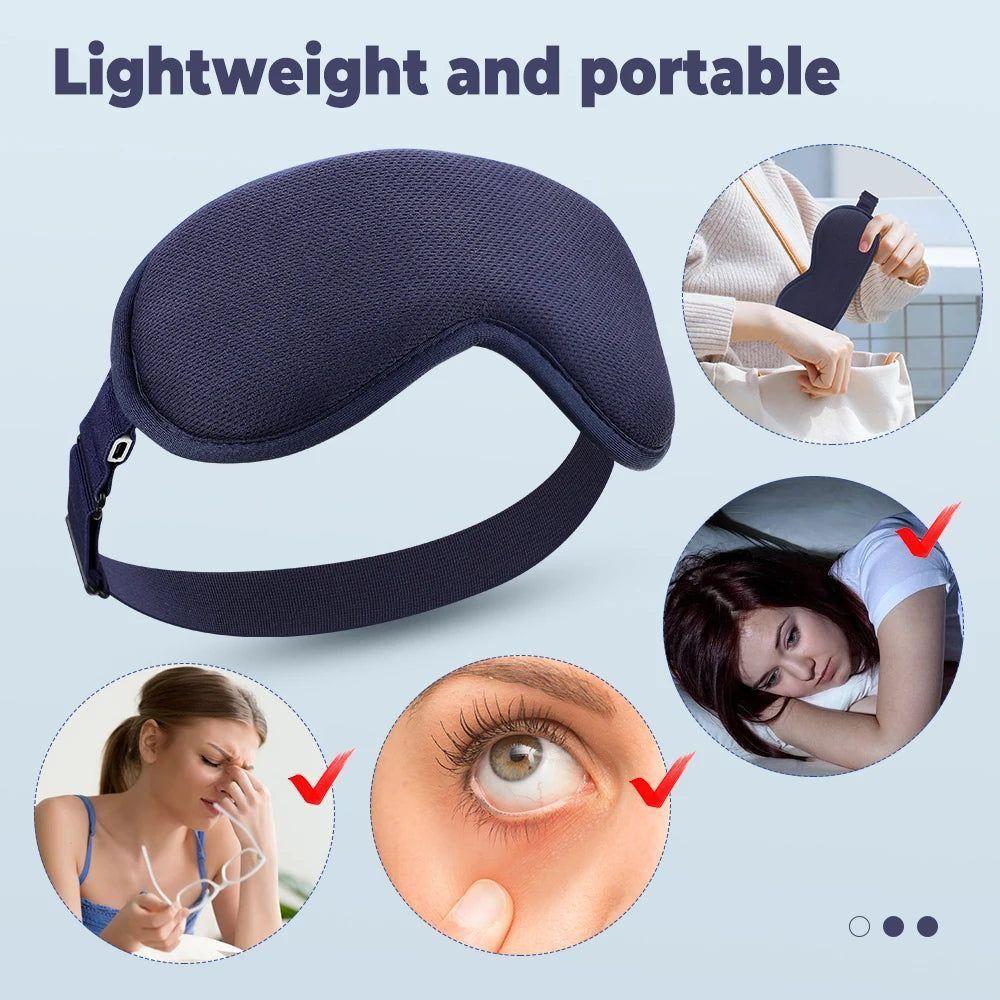 Electric Vibration Eye Massager Heated Eye Mask - Glam Global UKGlam Global UK