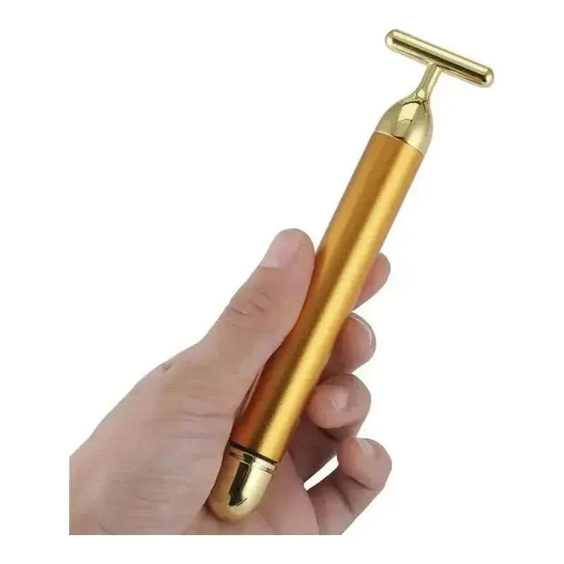 Energy 24K Gold T Beauty Bar Facial Roller Massager - Glam Global UKGlam Global UK