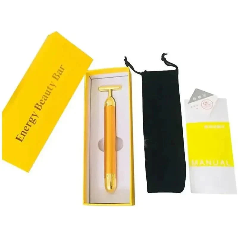 Energy 24K Gold T Beauty Bar Facial Roller Massager - Glam Global UKGlam Global UK