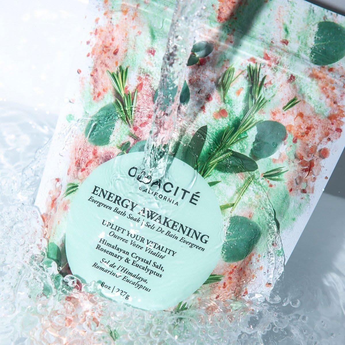 Energy Awakening Evergreen Bath Soak - Glam Global UKOdacité