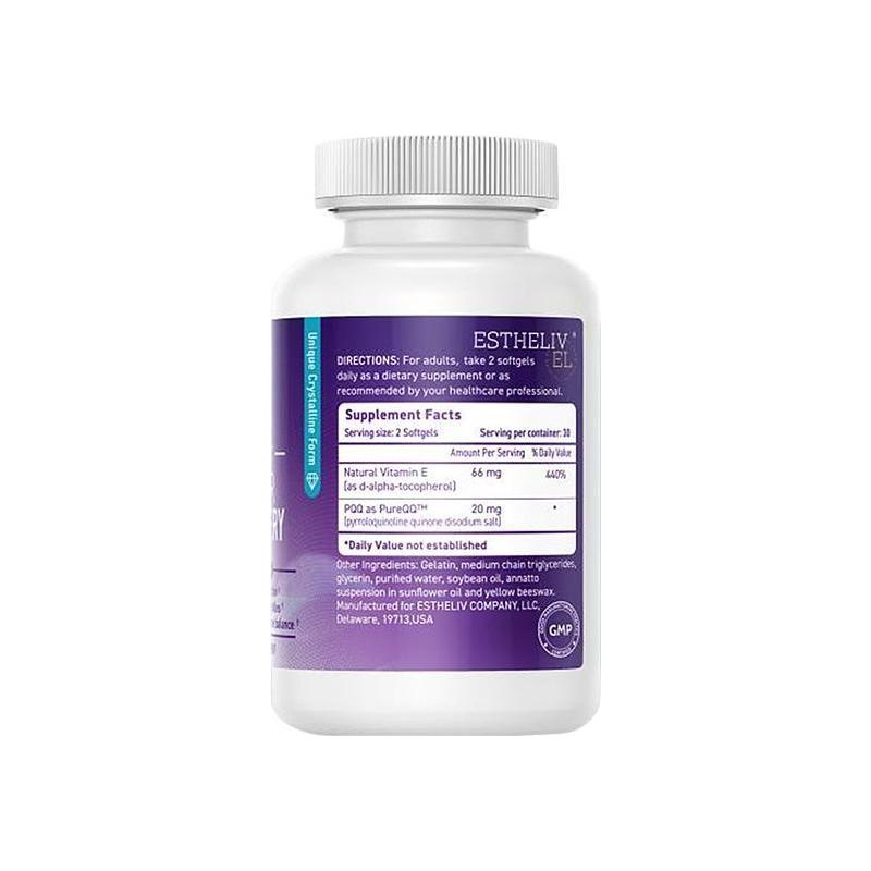 ESTHELIV PQQ Cellular Skin Recovery Softgel 60 capsules - Glam Global UKESTHELIV
