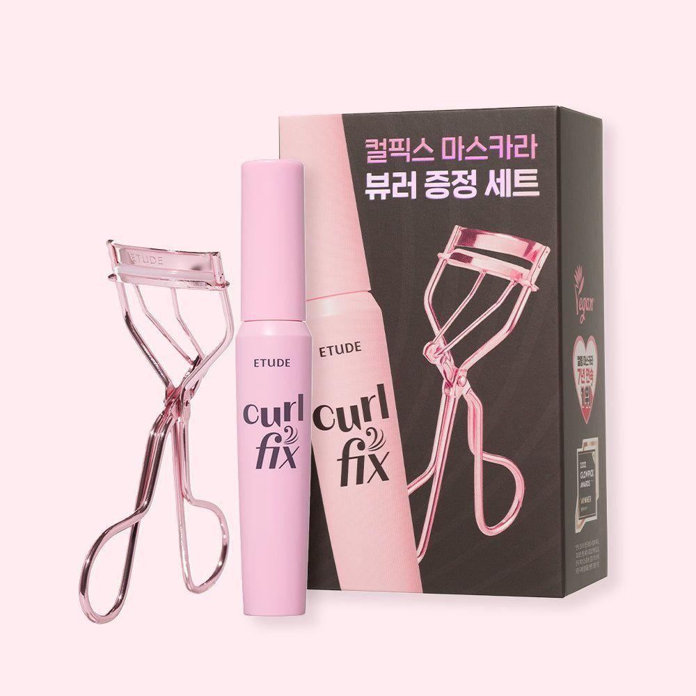 ETUDE Curl Fix Mascara & Eyelash Curler SET - Glam Global UKETUDE