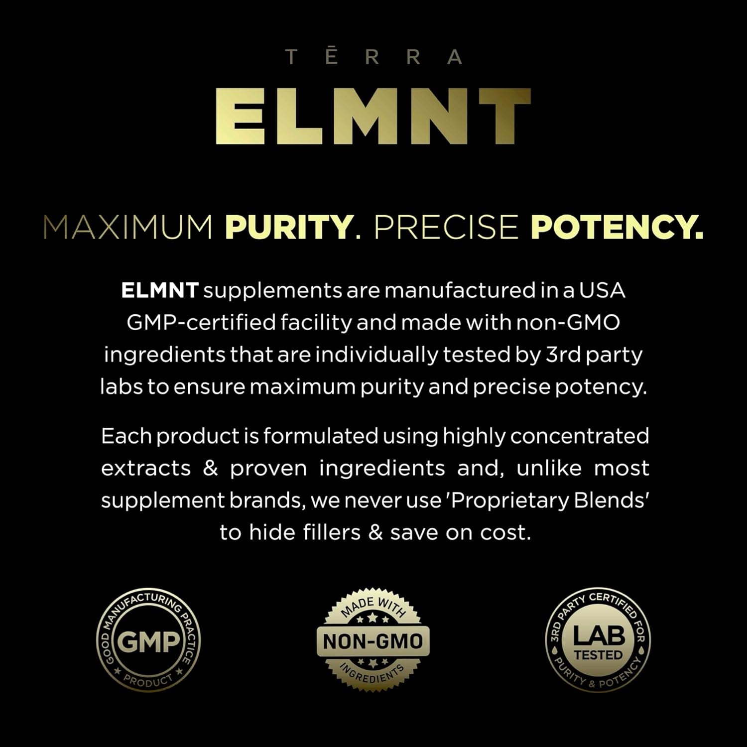 ELMNT 40X Black Maca Root Extract – 40:1 Organic Gelatinised Maca with Ashwagandha for Energy, Vitality & Performance | Highest Potency