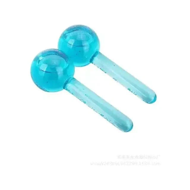 Facial Cooling Globes | Crystal Roller Balls for Soothing Face & Eye Massage - Glam Global UKGlam Global UK