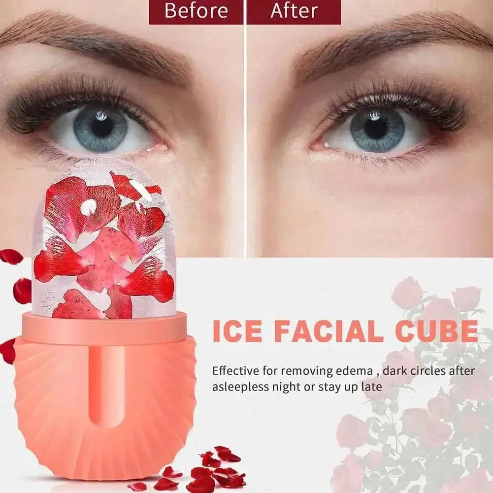 Facial Ice Cube Mold Silicone - Glam Global UKGlam Global UK
