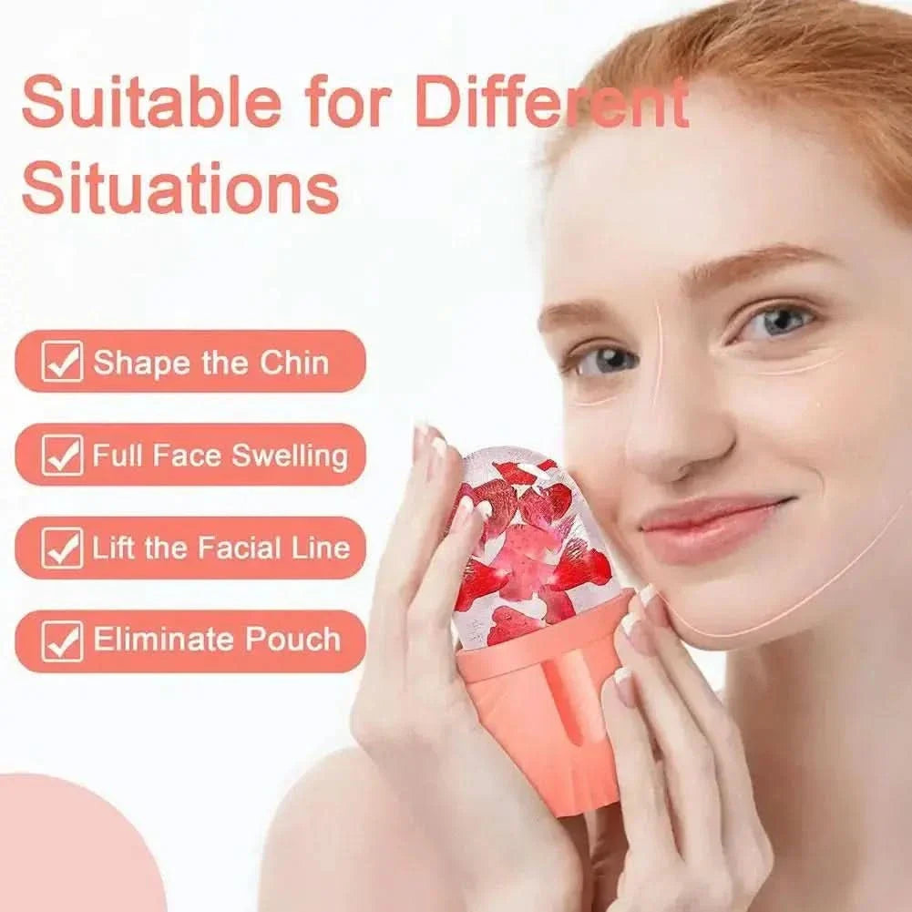 Facial Ice Cube Mold Silicone - Glam Global UKGlam Global UK