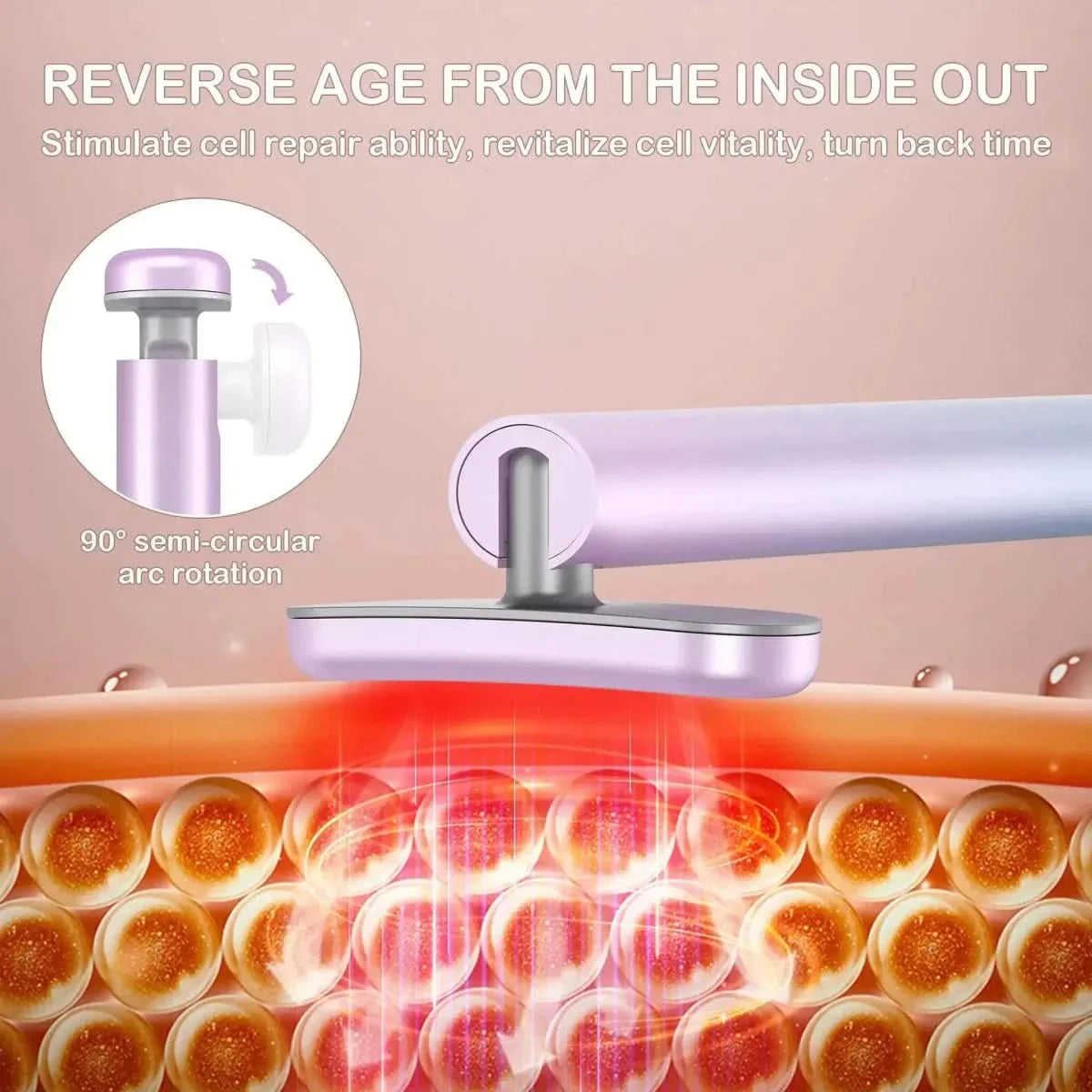 Facial Skincare Tool with Red Light Therapy - Glam Global UKGlam Global UK
