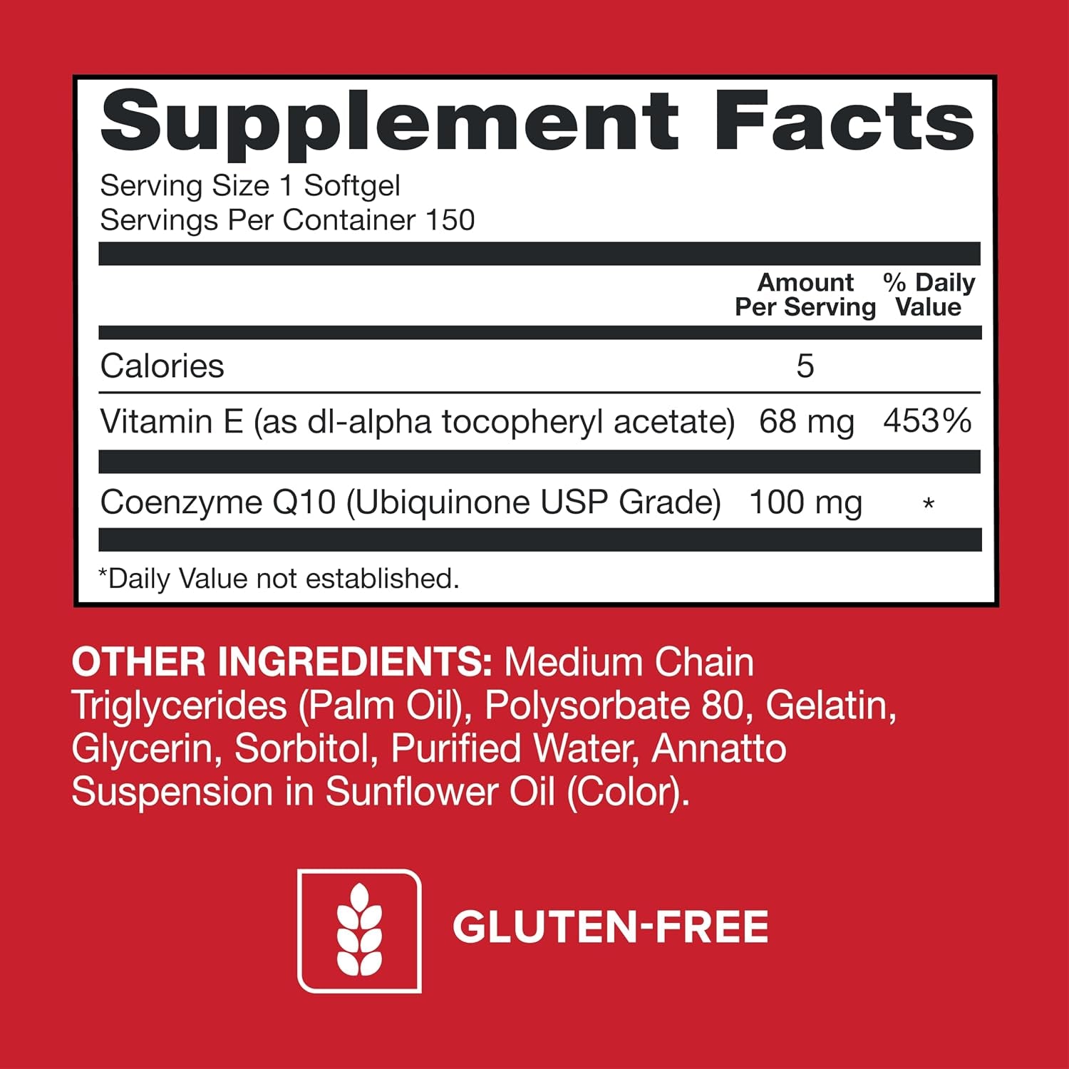 Qunol Ultra Coq10 100Mg Softgels- 3X Better Absorption Coenzyme Q10 Supplements - Antioxidant Supplement for Vascular and Heart Health & Energy Production - 5 Month Supply - 150 Count