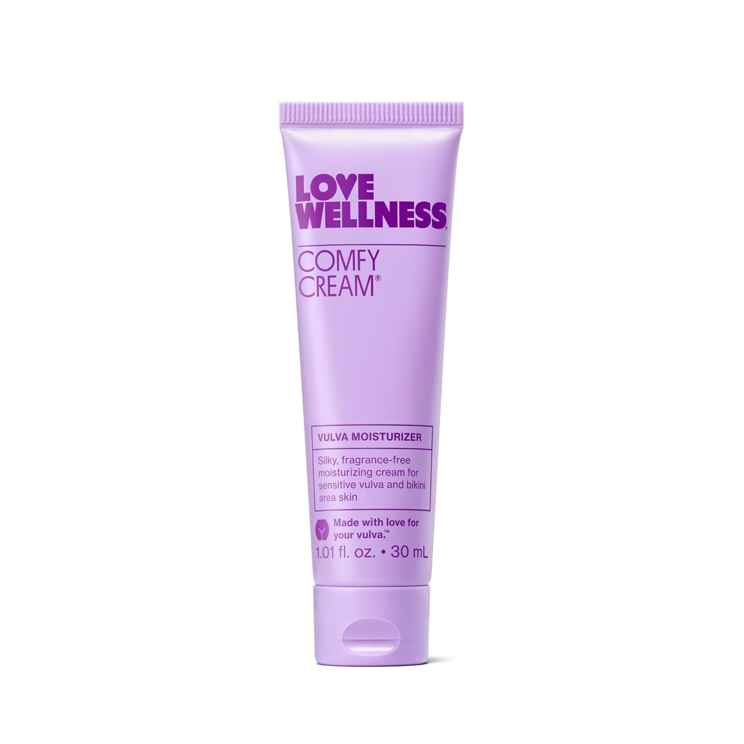 Love Wellness Comfy Cream Vulva & Vaginal Moisturiser – Intimate Dryness Relief & Daily Comfort | 30ml