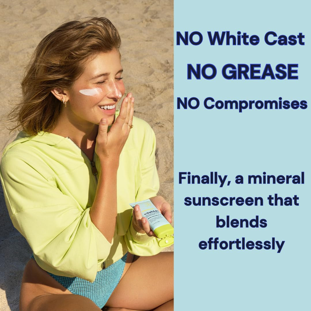 WindSkin Mineral Sunscreen SPF30 – 50ml | No White Cast, Lightweight, Sensitive Skin Safe