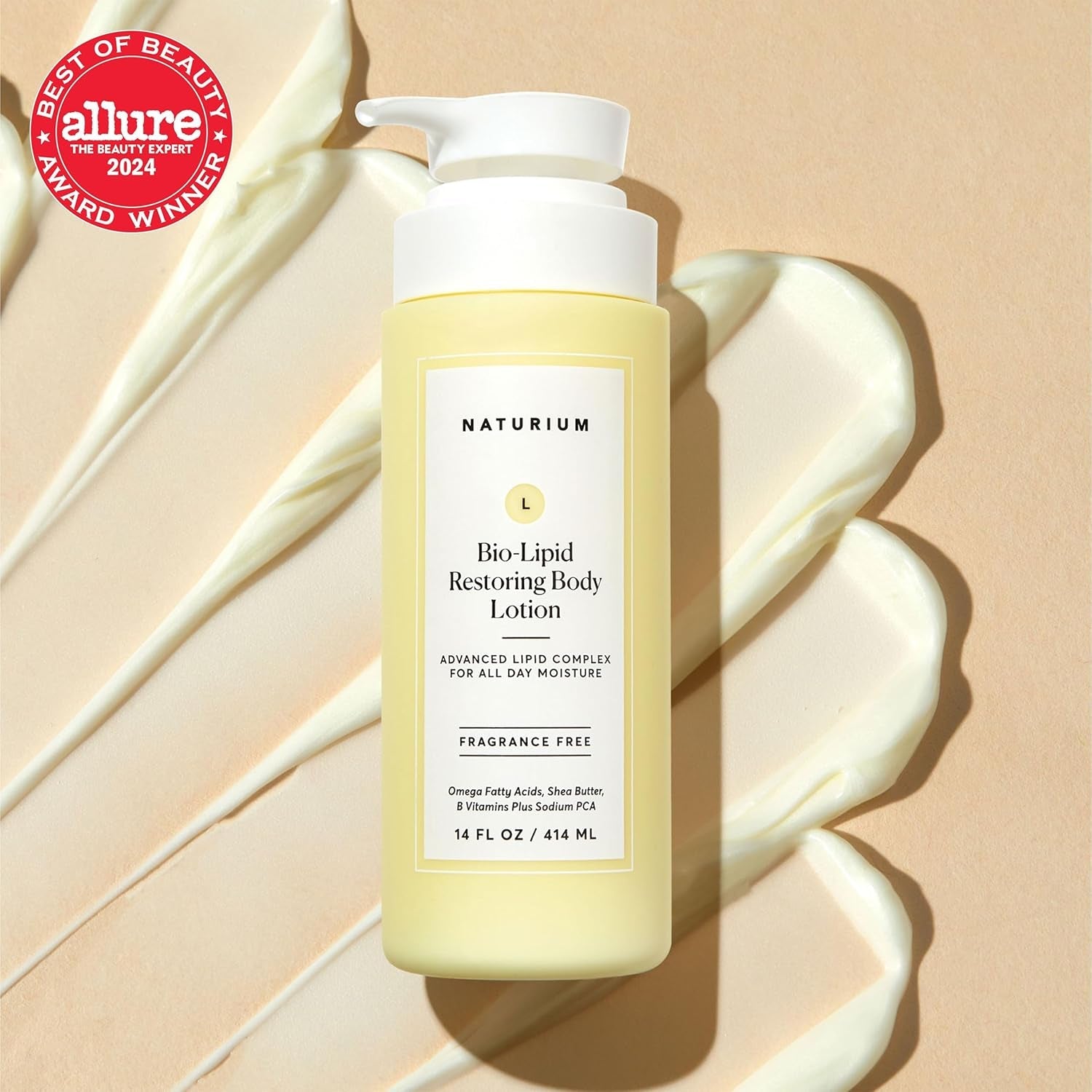 Bio-Lipid Restoring Moisturizing Body Lotion with Shea Butter, Fragrance Free, 14 Oz