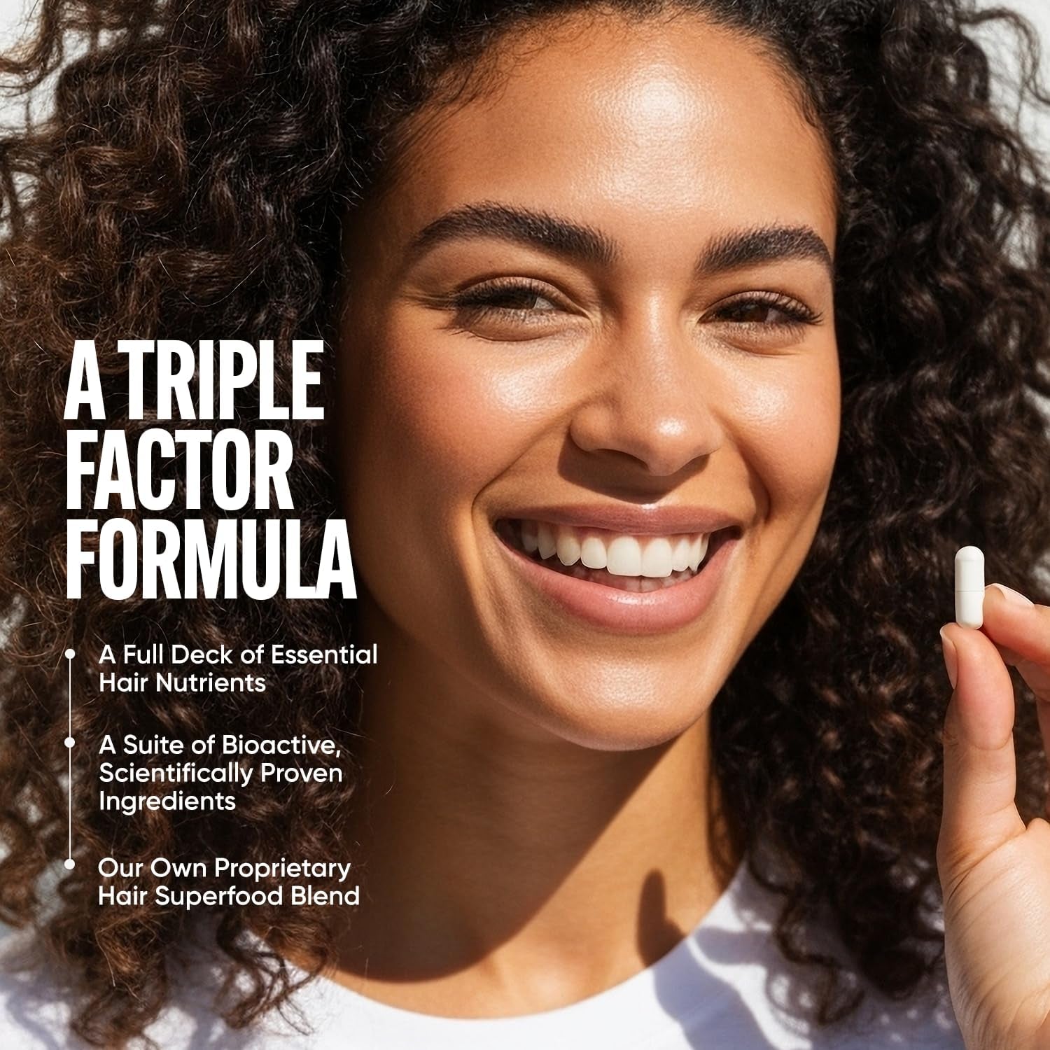 TRU BLOOM Hair Growth Vitamins – 2 Month Supply | Clinically Proven & Dermatologist-Tested for Fuller, Thicker Hair | Biotin, Collagen, Keratin, MSM, Zinc & Vitamin D3