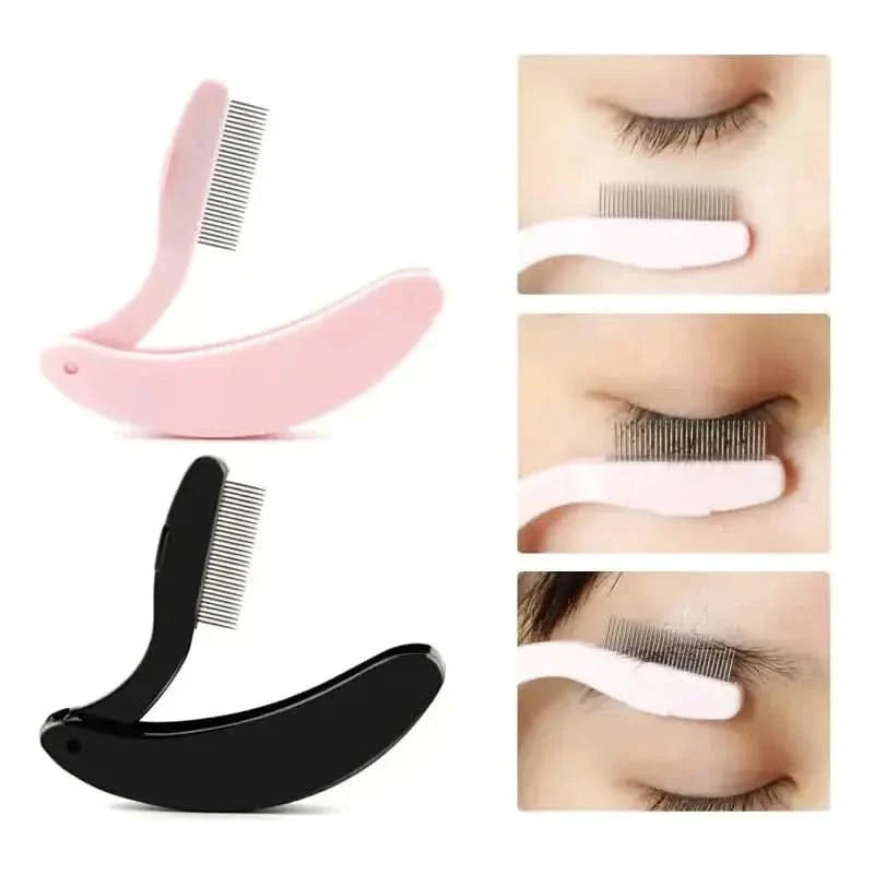 Foldable Ultra - fine Steel Needle Eyebrow Extension Brush - Glam Global UKGlam Global UK