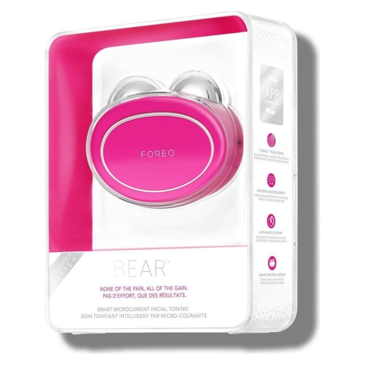Foreo Bear Smart Microcurrent Face Lift Device (Fuchsia) - Glam Global UKForeo