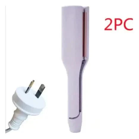 French Deep V Hair Curler – 32MM Big Wave and Water Ripple Curling Iron - Glam Global UKGlam Global UK