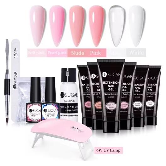 Kit Completo de Manicura para Uñas de Acrílico y Extensiones Rápidas – Acabado de Salón en Casa | Rápido, Duradero y Personalizable
