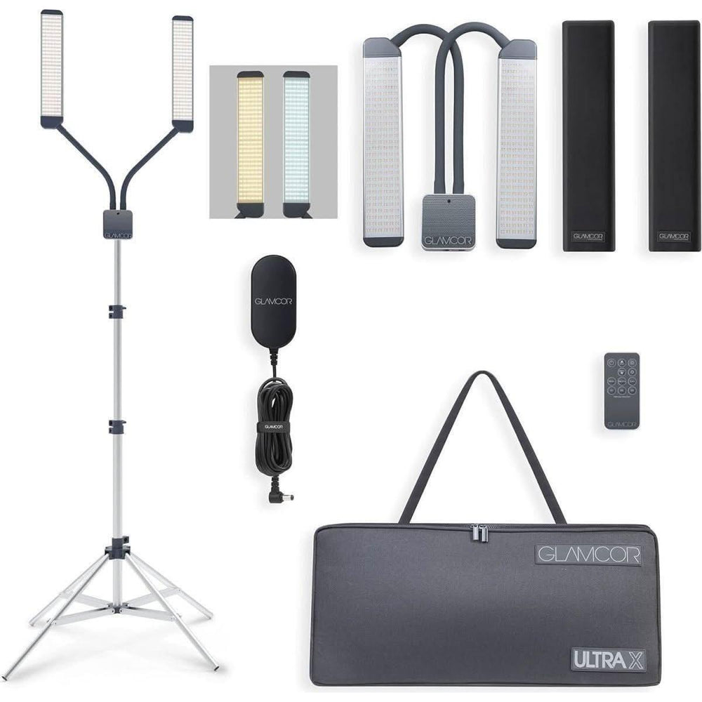 GLAMCOR Professional Ultra X Portable LED Lighting Kit - Glam Global UK ...