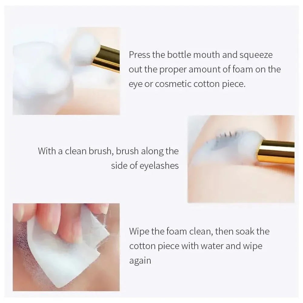 GLAMLASH 60ml Eyelash Foam Cleanser Shampoo - Glam Global UKGlam Global UK