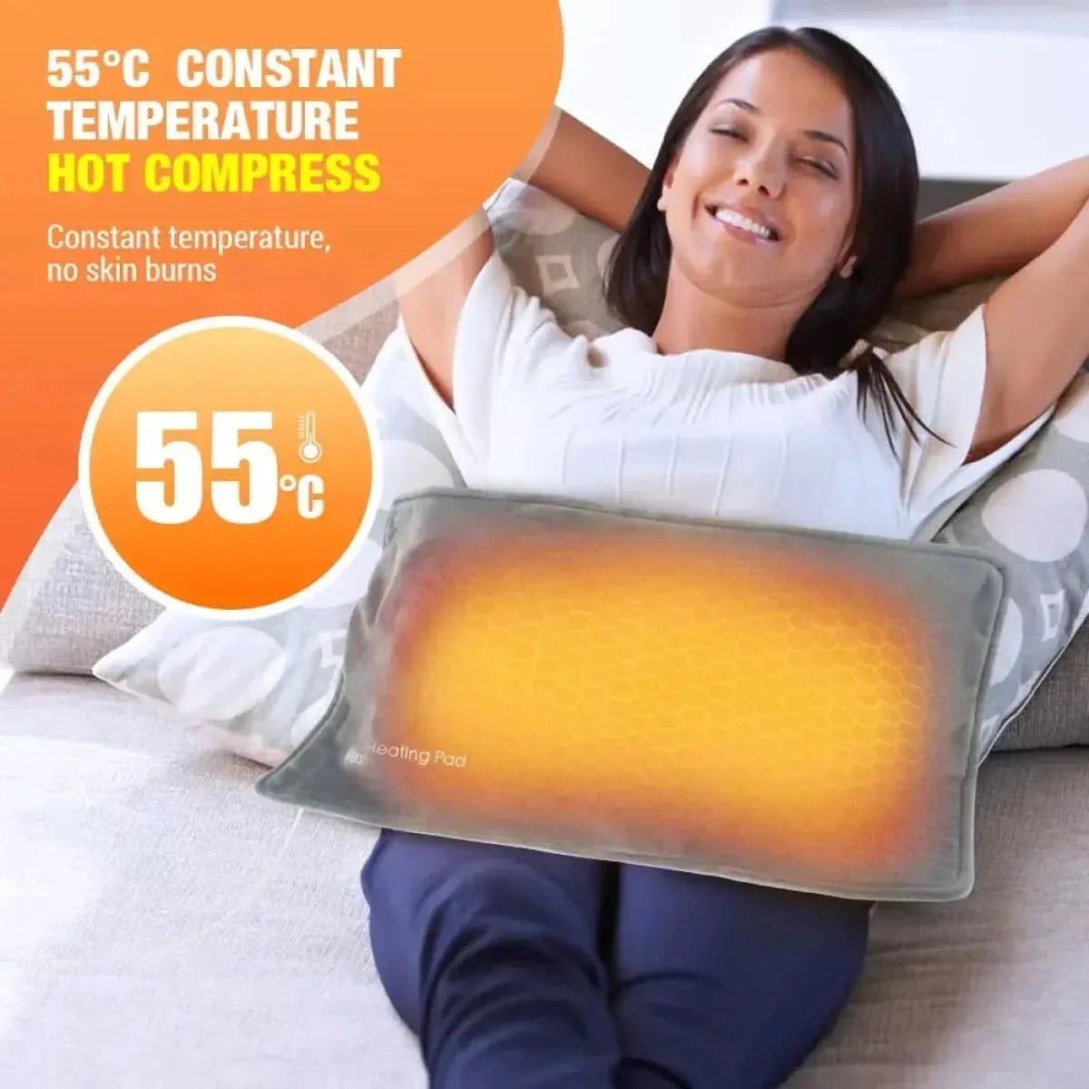 Graphene USB Heating Scarf Pad – Portable Body Relax Hot Compress - Glam Global UKGlam Global UK