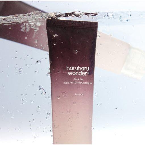 [haruharu wonder] Black Rice Triple AHA Gentle Cleansing Gel 100ml - Glam Global UKharuharu wonder